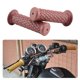 thumbnail image 5 of Riwesomey Manillar de motocicleta antideslizante de goma para manillar de motocicleta, manillar impermeable de repuesto, manillar Retro clásico para Accesorios para motos Marrón, 5 of 8