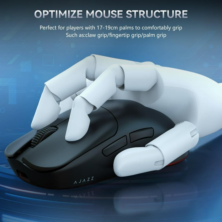Ajazz AJ099 Superlight Wireless Gaming Mouse,Ergonomic 54gt 2.4G