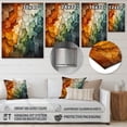 thumbnail image 4 of Designart "Earthy Euphony Hardedge Art wall decor IV" Hard Edge Painting Metal Wall Art, 4 of 5