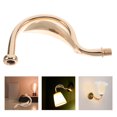 thumbnail image 1 of unbranded Tubo Metálico Curvado Dorado Para Reparación Y Fabricación De Lámparas De Pared Con Único, 1 of 8