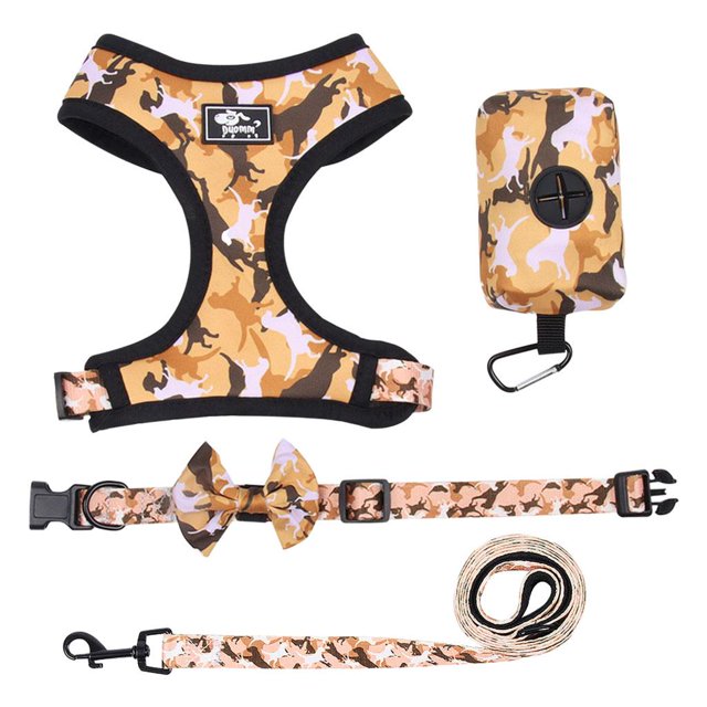Conjunto de Arnés para Perros Chaleco Transpirable con Arneses con Nudo de Lazo METRO Sunnimix Chaleco de arneses