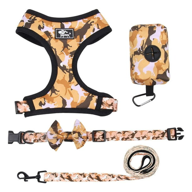 Conjunto de Arnés para Perros Chaleco Transpirable con Arneses con Nudo de Lazo METRO Sunnimix Chaleco de arneses