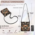 thumbnail image 7 of Kuiaobaty Butterfly Mushroom Print Crossbody Bag for Women, Medium Size Vegan Leather Shoulder Handbag Crossbody, Multi Pockets Sling Purse with Adjustable Strap for Travel, 7 of 7