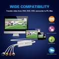 thumbnail image 4 of VIXLW Video Capture, USB Video Capture Device, Convert VHS to Digital, VHS/VCR/Hi8/Mini DV to Digita, 4 of 9