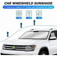 thumbnail image 2 of Canvcle Windshield Sun Shade for Volkswagen Atlas Accessories 2018-2024 2025 VW Atlas Cross Sport Sunshade Foldable Sun Visor Protector Blocks UV Rays Keep Your Car Cooler, 2 of 5