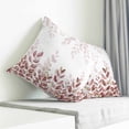 thumbnail image 3 of Spring Reddish Brown Eucalyptus Pillow Covers 16x16 Inch Decorative Throw Pillow Cover, Botanical Leaf Country Sofa Pillowcases Accent Cushion Case Home Decor Bedroom Living Room, 3 of 6