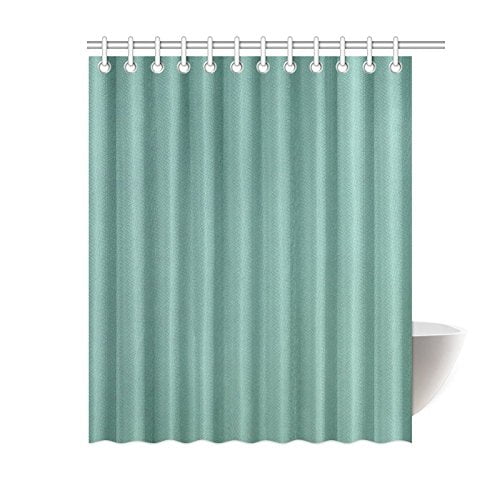 MKHERT Light Green Shower Curtain Bath Curtain Waterproof fabric Polyester Curtains 60x72 inch