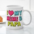 thumbnail image 3 of CafePress - Love My Mimi & Papa - 11 oz Ceramic Mug - Novelty Coffee Tea Cup, 3 of 4
