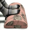 thumbnail image 3 of Floral Foot Rest, Retro Style Hand-Drawn Bouquet of Daisies in Repeating Design Theme, Non-Slip Backing Adjustable Ergonomic Memory Foam Leg Support for Office, Dark Taupe White, by Ambesonne, 3 of 5