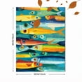 thumbnail image 3 of UXIEQU Colorful Sardine School Canvas Wall Art 15.75x11.81 Inches, 3 of 8
