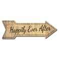 thumbnail image 1 of SignMission P-ARROW-999834 6 x 18 in. Wide Happily Ever After Arrow Sign, 1 of 4