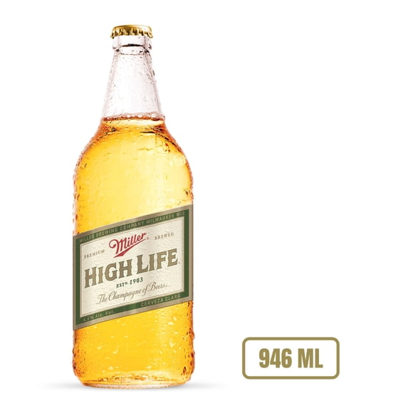 Cerveza clara Miller High Life 940 ml