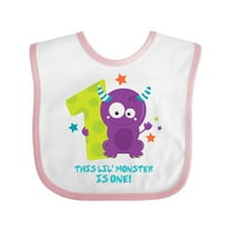 Inktastic Monster 1st Birthday Boys or Girls Baby Bib