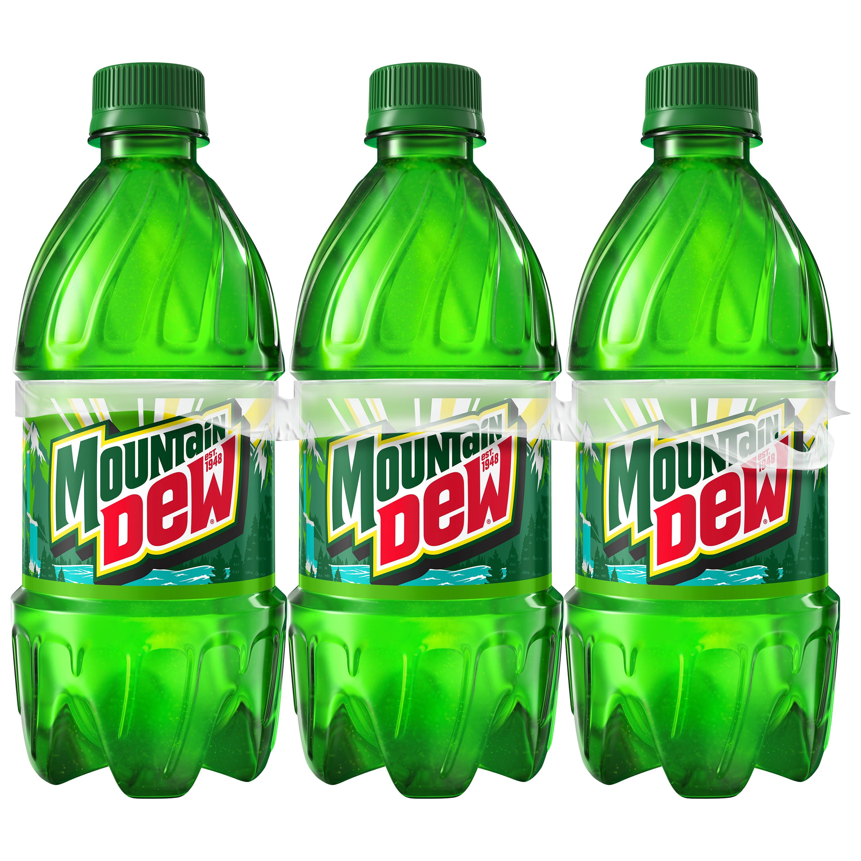 (4 pack) Mountain Dew Citrus Soda Pop, 16.0 fl oz, 6 Pack Bottles