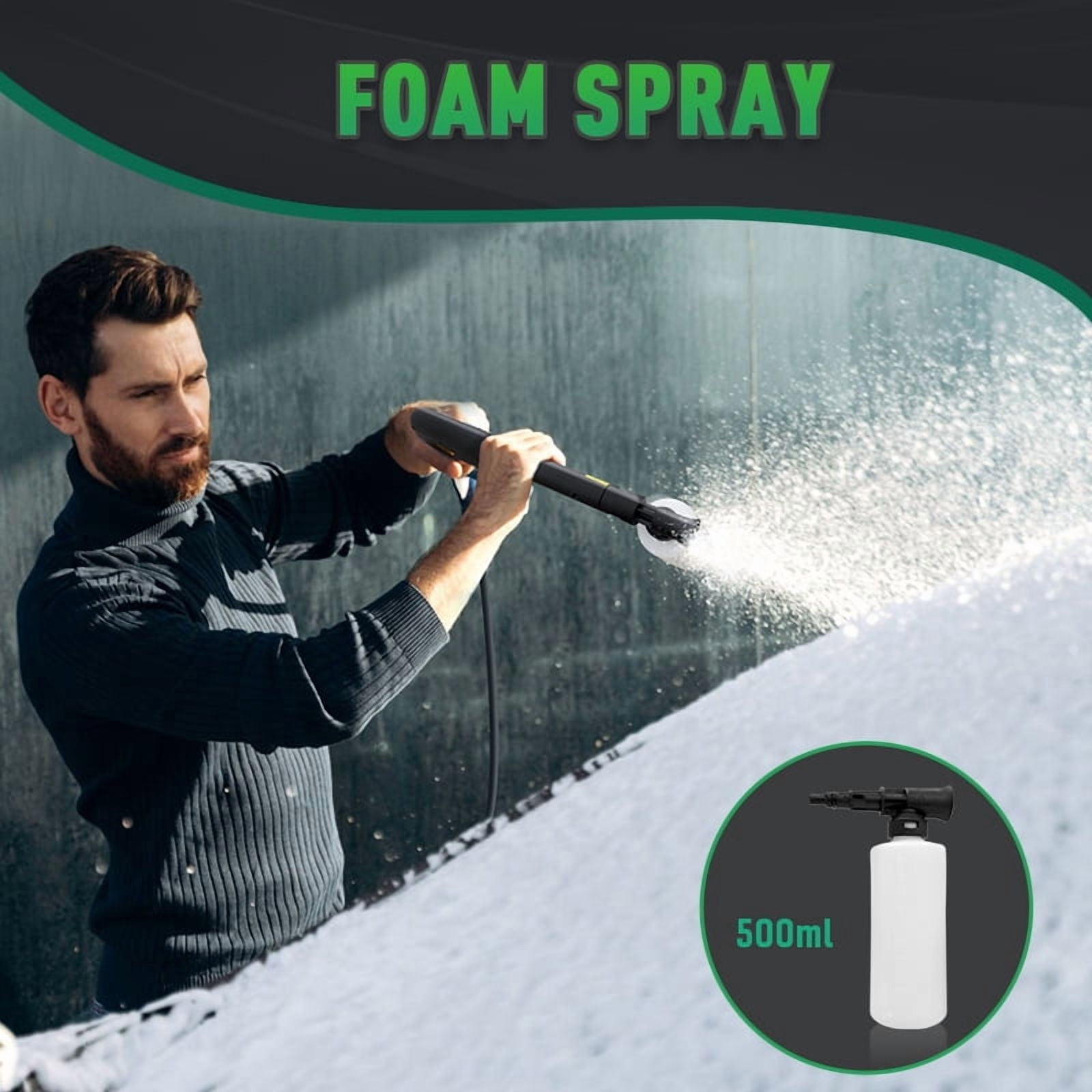 Electric Pressure Washer 5000PSI-Max 3.6GPM Power Washer Touch Screen Adjustable Pressure,4 Nozzles and 500ml Foam Cannon Power Washer Cleaning for Patio
