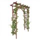 thumbnail image 1 of QinaQin Arco de jardín de madera de 85 pulgadas, fabricado en abeto sólido, enrejado para plantas trepadoras y decoración de bodas o patio, 1 of 6