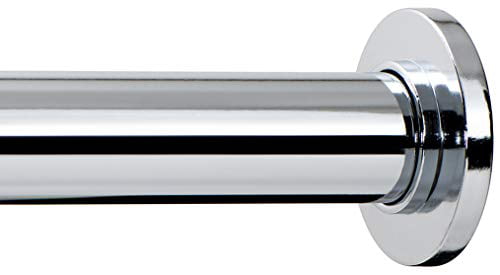 36 to 54-Inch Nickel Umbra Coretto 1/2-Inch Tension Drapery Rod for Window 