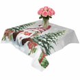 thumbnail image 2 of Grey Gnomes Christmas Table Cloth Waterproof Tablecloths, Xmas Tree Snowflake Winter Gifts Tablecloth Dining Table Cover for Kitchen Party Tabletop Outdoor, Square Tablecloth 54x54 Inch, 2 of 9