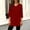 A493 Wine, variant on Tunic for Women V Neck Three Quarter Sleeve Casual Loose Fit Solid Soft Flowy Fabric Lightweight Versatile Longline Daily Loungewear Top