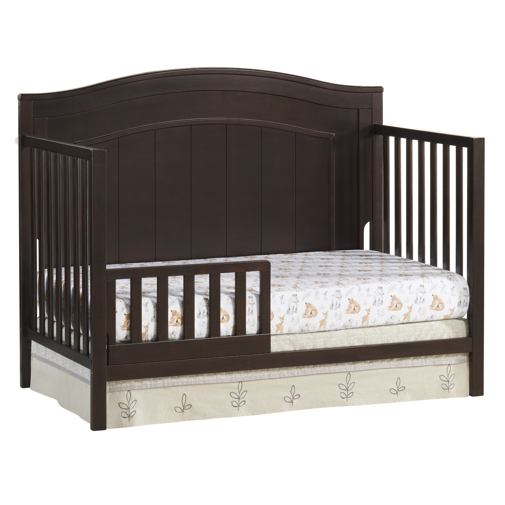 Oxford Baby North Bay 4-in-1 Convertible Crib, Espresso Brown, GREENGUARD Gold Certified - image 5 of 13