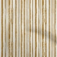 thumbnail image 1 of oneOone Viscose Chiffon Dark Mustard Fabric Striped Line Craft Projects Decor Fabric Printed By The Yard 42 Inch Wide, 1 of 1