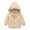 Beige, variant on LUOGENLI Jackets for Girls 12-14 Toddler Boys Girls Winter Coat With Pocket Hooded Jacket Zipper Windproof Outwear Girls Jackets Size 6 Jackets for Girls 10-12 5-6 Years