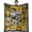 Gold Gifts, variant on Pittsburgh Blanket Throws Football Style Blanket Comfortable Sports Blankets Flannel for Gifts Bed Sofa Couch Living Room 62" x52"