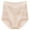 Beige, variant on Seamless High Waisted Women's Panties Shaping Control Underwear Comfortable Stretch No Roll Waistband Fit for Daily Wear