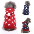 thumbnail image 7 of STGRGFHY Dog Sweater Heart Puppy Sweater Warm Soft Pet Cloth Dog Outfits for Small Dogs and Cats,Dog Knitted hooded Sweater Dog Heart Sweater,small dog sweaters for boys,Blue S, 7 of 7