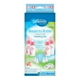 thumbnail image 3 of Dr. Brown's Natural Flow Anti-Colic Options+ Narrow Breast to Bottle Pump and Store Feeding Set with Slow Flow Nipples, Baby Bottle Travel Caps and 100% Silicone HappyPaci One-Piece Pacifier, Pink, 3 of 4