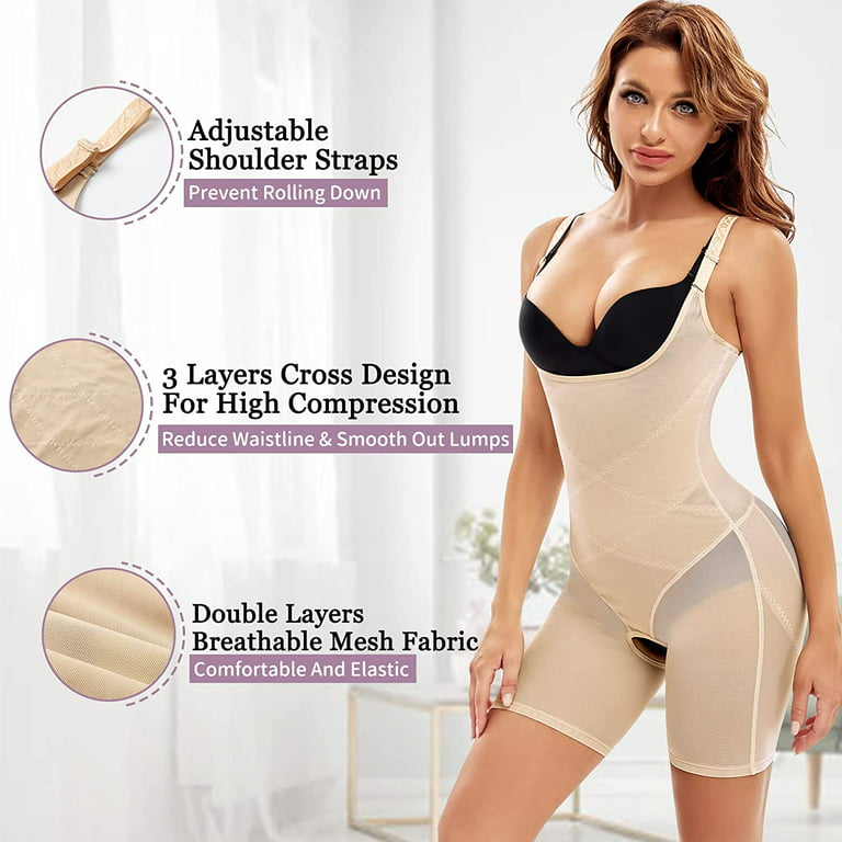 Postpartum Feelingirl Body Shaper Bodysuit With Wide Straps, Butt Lift  Control, And Corset Briefs Body Modeling Underwear 230425 From Jin06, $8.01