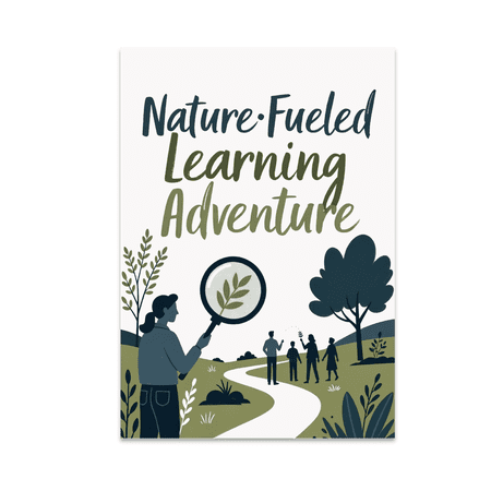 Nature-Fueled Learning Adventure Poster - Teacher and Student Decor - 13x19 Poster Print