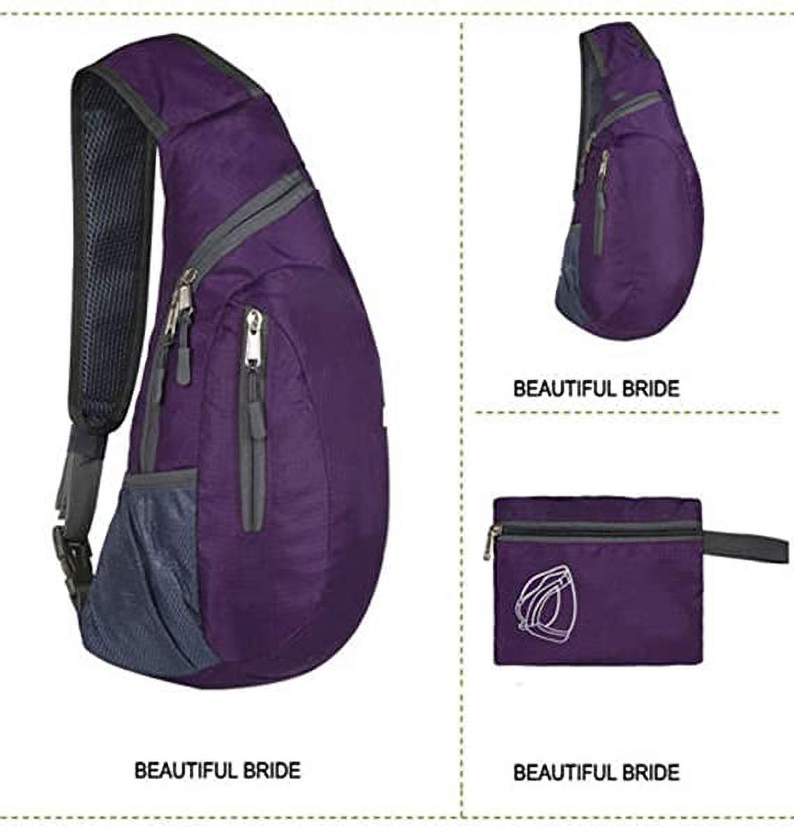 Seyurigaoka Men´s Multiple Compartment Chest Sling Packs Shoulder Cross Body Bag Cycle Day Packs Satchel Backpack - image 2 of 4