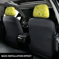 thumbnail image 3 of Kdxio Bright Lemons Pattern Print 2 Piece Car Head Rest Covers Set Auto Front/Rear Seats Headrest Cover Universal Fit Most Cars,Sedan, SUV, 3 of 9