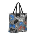 thumbnail image 2 of Sigee Video Game Print Large Capacity Zippered Tote Bag - Durable, Stylish and Versatile for Everyday Use, 2 of 9