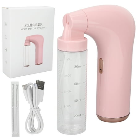 

Tebru Facial Mist Sprayer Hydrating Facial Mist Sprayer Handheld Facial Oxygen Spray Moisturizing High Pressure Face Mist Hydration Sprayer