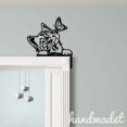 thumbnail image 3 of Handmadetneonsign Cat Door Corner Sign, Cat Metal Door Topper, Cat Pet Door Trim, House Wall Decor 60685, 3 of 3