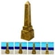 thumbnail image 4 of BRIGHTFUFU Figura de obelisco egipcio Estatua de torre egipcia Figura de torre egipcia de escritorio, 4 of 7