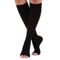 thumbnail image 3 of Elastic Open Toe Knee High Stockings Calf Compression Stockings Varicose Veins Treat Shaping Graduated Pressure Stockings As Pic Show P, 3 of 6