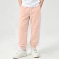 thumbnail image 5 of BLVB Toddler and Kids Boys Girls Sweatpants Joggers Active Soft Running Pants with Pockets Workout Clothes(Pink,7-8 Years), 5 of 8