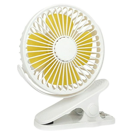 

Gardenne Personal Fan Mini Fan Clip Type Desktop Fan USB Powered/Rechargeable 360 Degree Rotatable Small Size with Low Noise and Large Airflow