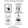 thumbnail image 5 of Kitchen Kitchenware Red Canvas Art Prints Posters Wall Art Decorations Enjoy Love Eat Drink Set of 4 for Kitchen Restaurant Cafe Bar House Decor Unframed, 5 of 7