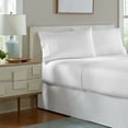 thumbnail image 4 of Pointehaven 200 GSM Flannel Sheet Set, Full, Solid, White, 4 of 8