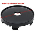 thumbnail image 4 of Autut 4 Pcs 60Mm Enjoliveur de Moyeu de Roue Automobile en Plastique à Encliqueter, 4 of 4