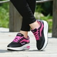 thumbnail image 2 of Chaussures pour Femmes Course Chaussures de Course pour Femmes Chaussures à Secouer Maille Semelles Épaisses Rehaussées Voyage Course Chaussures de Sport Femmes, 2 of 4