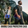 thumbnail image 6 of for Lenovo Tab M11/K11 LTE TB-330FU 11 inch Case, 360 Rotatable Handle Stand, Shoulder Strap, Drop-Proof Design, Blue, 6 of 7