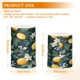 thumbnail image 6 of Yayeee Flameless Candles with Remote Flickering Battery Operated Multi Color Changing, Floral Lemons, 6 of 7