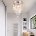 thumbnail image 1 of Diisunbihuo Crystal Ceiling Lamp Mordern Pendant Lighting Raindrop Mini Chandelier, 1 of 2