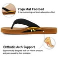 thumbnail image 4 of Ecetana Flip Flops for Women Comfort Yoga Mat Summer Beach Thong Sandals with Arch Support, 4 of 7