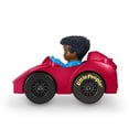 thumbnail image 4 of Little People Collectible Wheelies Car - HGP74 ~ Red Convertible Race Car ~ AA Boy Driving, 4 of 5